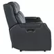 Nelson Salvo Denim Leather Zero Gravity 79" Power Sofa with Power Headrest And Lumbar