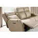 Nelson Salvo Beige Leather Zero Gravity 79" Power Sofa with Power Headrests And Lumbar