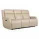Nelson Salvo Beige Leather Zero Gravity 79" Power Sofa with Power Headrests And Lumbar