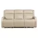 Nelson Salvo Beige Leather Zero Gravity Power Living Room Set with Power Headrests And Lumbar