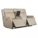 Nelson Salvo Beige Leather Zero Gravity Power Living Room Set with Power Headrests And Lumbar