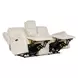 Nelson Wayfarer Frost 68" Zero Gravity Power Console Loveseat with Power Headrest & Lumbar