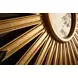 Starlata Gold Leaf With Umber Glaze Starburst Mirror
