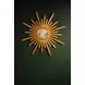 Starlata Gold Leaf With Umber Glaze Starburst Mirror