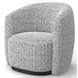 Tatum Nightshade Swivel Accent Chair