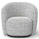 Tatum Nightshade Swivel Accent Chair