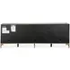 Fernholt Coffee Bean and Burnished Brass 84" TV Stand
