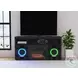 San Andreas Black TV Stand With LED Light