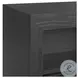 San Andreas Black TV Stand With LED Light