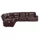 Denver Brown 6 Piece Modular Power Reclining Sectional with USB Charging