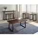 Jennings Brown 60" Rectangular Counter Height Table Set