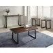 Jennings Brown 60" Rectangular Counter Height Table Set
