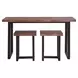 Jennings Brown 60" Rectangular Counter Height Table Set