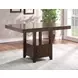 Yorktown Espresso Counter Height Dining Table