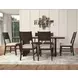 Norvell Gray Upholstered Side Chair Set of 2