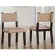 Aubrey Black Strap Back Side Chair Set of 2