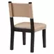Aubrey Black Strap Back Side Chair Set of 2