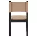 Aubrey Black Strap Back Side Chair Set of 2