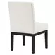 Aubrey Black Upholstered Parsons Chair Set of 2