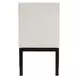 Aubrey Black Upholstered Parsons Chair Set of 2