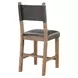 Aubrey Brown and Gray Counter Height Chair Set of 2