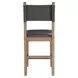 Aubrey Brown and Gray Counter Height Chair Set of 2