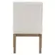 Aubrey White Upholstered Parsons Chair Set of 2