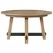 Aubrey Brown 54" Round Dining Table