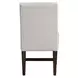 Auburn White Upholstered Arm Chair Set of 2