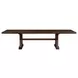 Auburn Brown 126" Extendable Rectangular Dining Table