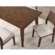 Canton Brown and Beige Cushioned Seat Side Chair Set of 2