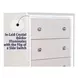 Cassie White 4 Drawer Chest