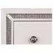 Cassie White 6 Drawer Dresser and Rectangular Mirror