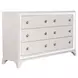 Cassie White 6 Drawer Dresser