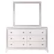 Cassie White 6 Drawer Dresser