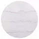 Colvin Black and White Round Marble Top Ocassional Table with Casters