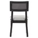 Colvin Black Cane Side Chair Set of 2