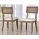 Colvin Brown Cane Side Chair Set of 2