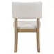 Colvin Brown and White Side Chair