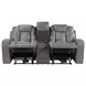 Daniel Gray Triple Power Reclining 77" Loveseat with USB Charging