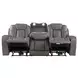 Daniel Gray Triple Power Reclining 87" Sofa with USB Charging