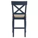 Darcy Blue and Brown Counter Height Chair Set of 2