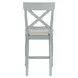 Darcy Green and Brown Counter Height Chair Set of 2