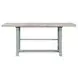 Darcy Beige and Mint Green Extendable Rectangular Counter Height Dining Room Set