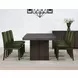 Evan Brown 96" Extendable Rectangular Dining Table
