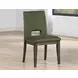 Evan Green Upholstered Side Chair Set of 2