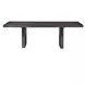 Evan Brown 96" Extendable Rectangular Dining Table