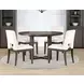 Evan White Upholstered Side Chair Set of 2