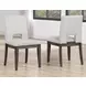 Evan White Upholstered Side Chair Set of 2
