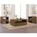 Garland Brown Square End Table
